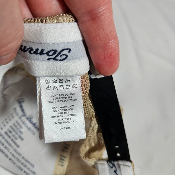 Tommy Bahama Baseball Hat Dusty Rose Mauve Truckers Hat Adjustab Fish - Picture 9 of 10